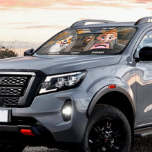 Load image into Gallery viewer, “Drive with Joy” - Personalized 3D Effect Auto Sunshade - Perfect Gift for Moms, Grandmas, and Pet Lovers Auto Sunshade PopCulturePrints