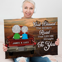 Load image into Gallery viewer, Personalized Couple Canvas Print - A Heartfelt Gift Poster & Canvas PopCulturePrints