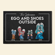 Load image into Gallery viewer, Personalized Sneakers Family Doormat - Custom Gift for Families Doormat PopCulturePrints