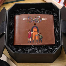 Load image into Gallery viewer, Customizable Best Dad Ever PU Leather Wallet Leather Wallet PopCulturePrints