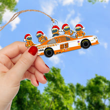 Load image into Gallery viewer, Custom Racing Team Christmas Ornaments - Personalized Holiday Gift Ornament PopCulturePrints