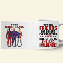 Load image into Gallery viewer, Super Rebel Friends Personalized Coffee Mug Coffee Mug PopCulturePrints