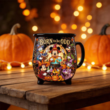Load image into Gallery viewer, Born to be Odd - Personalized Odd Witches Ceramic Cauldron Mug Cauldron Mug PopCulturePrints