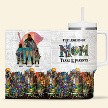 Load image into Gallery viewer, The Legend of Mom: Tears of the Parents - Personalized Tumbler for Adventure Game Lovers Tumbler Cup PopCulturePrints