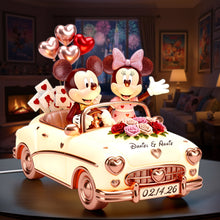 Load image into Gallery viewer, Love is in the Details - Couple Anniversary Acrylic Light Box, Personalized Gift for Couples Light Box PopCulturePrints
