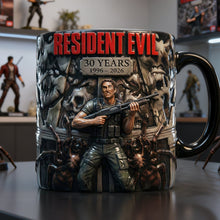 Load image into Gallery viewer, “Celebrate 30 Years of Survival Horror!” - Demonic Anniversary Coffee Mug - Personalized Gifts for Fans Coffee Mug PopCulturePrints