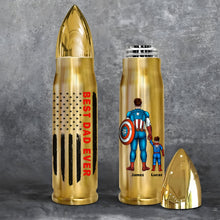Load image into Gallery viewer, Customizable Bullet Tumbler Gift for Dad - Best Dad Ever Theme Tumbler Cup PopCulturePrints