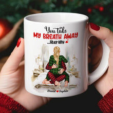 Load image into Gallery viewer, You Take My Breath Away Personalized Couple Mug Coffee Mug PopCulturePrints