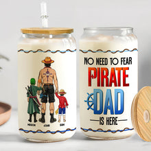 Load image into Gallery viewer, Custom Pirate Mom Glass Can - Personalized Gift for Moms Glass Can PopCulturePrints