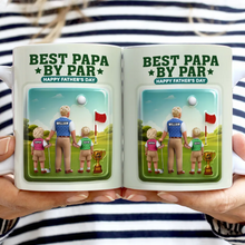 Load image into Gallery viewer, Best Daddy By Par - Personalized White Edge-to-Edge Mug Mug PopCulturePrints