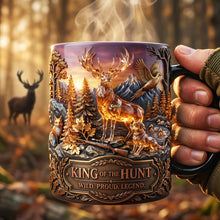 Load image into Gallery viewer, “King Of The Hunt: Unleash The Wild Spirit” - Personalized Magic Mug for Hunters