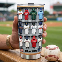Load image into Gallery viewer, “Personalized Cheers for Every Fan!” - Sport Teams Uniform 20oz Tumbler - Custom Gifts for Sport Lovers Tumbler Cup PopCulturePrints