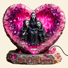 Load image into Gallery viewer, "Mom of Little Horrors" - Spooky Love Acrylic Light Box - Personalized Gift for Mother, Grandma, and More Light Box PopCulturePrints