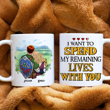 Load image into Gallery viewer, Personalized Fantasy Adventure Mug - Spend My Lives With You Coffee Mug PopCulturePrints