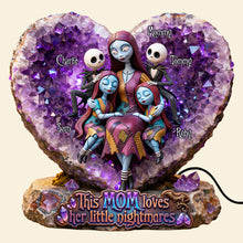 Load image into Gallery viewer, This MOM loves her little nightmares - Dark Fantasy Mom & Kids Light Box - Personalized Gift for Mom, Grandma, and Kids Light Box PopCulturePrints