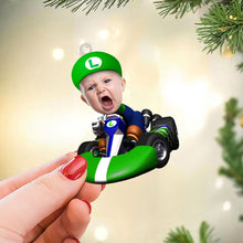 Load image into Gallery viewer, Personalized Kids Christmas Ornaments - Fun Photo Gift Ornament PopCulturePrints