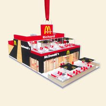 Load image into Gallery viewer, Personalized Fast Food Restaurant Acrylic Ornament Ornament PopCulturePrints