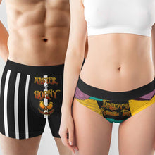 Load image into Gallery viewer, Horror-Themed Christmas Couple's Underwear | Personalized Valentine's Day Gifts Boxer Briefs PopCulturePrints