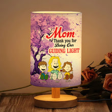 Load image into Gallery viewer, Mom, Thank You for Being My Guiding Light - Personalized Table Lamp Gift for Mom, Grandma Table Lamp PopCulturePrints