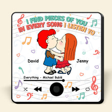 Load image into Gallery viewer, Personalized Music Fridge Magnet - Special Couple Gift Fridge Magnet PopCulturePrints
