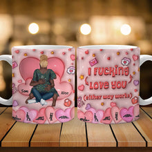 Load image into Gallery viewer, Personalized Naughty Couple Coffee Mug - 'I Fucking Love You' Coffee Mug PopCulturePrints