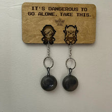 Load image into Gallery viewer, Personalized Geek Key Holder - Retro Gaming Inspiration Keychains PopCulturePrints