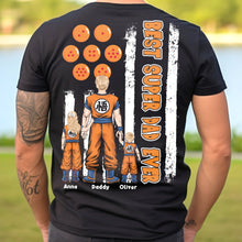 Load image into Gallery viewer, Best Super Dad Ever - Personalized Custom Shirt for Dads Shirts PopCulturePrints
