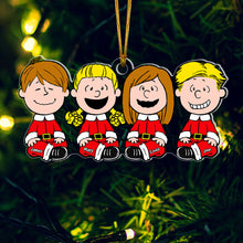 Load image into Gallery viewer, "Celebrate Friendship with Custom Fun!" - Personalized Best Friends Ornament Ornament PopCulturePrints