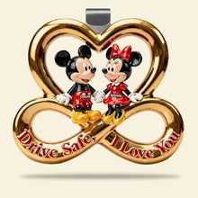 Load image into Gallery viewer, Drive Safe, I Love You - Personalized Safe Travels Couple Car Visor Clip Car Visor Clip PopCulturePrints