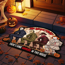 Load image into Gallery viewer, Halloween Horror Squad Doormat - Personalized Gift for Horror Fans Doormat PopCulturePrints
