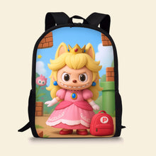 Load image into Gallery viewer, Back To School with Your Favorite Monster - Personalized Kids School Bag Backpack PopCulturePrints
