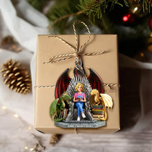 Load image into Gallery viewer, “For Every Book Lover: A Custom Holiday Keepsake” - Personalized Acrylic Christmas Ornament - Unique Gift for Book Enthusiasts, Friends, and Family Ornament PopCulturePrints