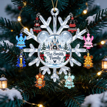 Load image into Gallery viewer, “A Memory to Cherish” - Snowy Christmas Memories Ornament - Personalized Family Gift