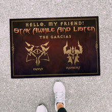 Load image into Gallery viewer, Customizable Fantasy Welcome Doormat - Gaming Theme Doormat PopCulturePrints
