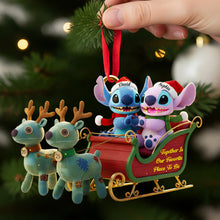 Load image into Gallery viewer, Together Is Our Favorite Place To Be - Personalized Christmas Ornament for Couples Ornament PopCulturePrints