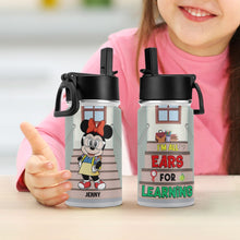 Load image into Gallery viewer, Personalized Kid's Tumbler - All Ears for Learning Theme Kid Tumbler PopCulturePrints