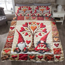 Load image into Gallery viewer, Buy Personalized Romantic Couple Heart Quilt Bedding Set - Perfect Valentine's Day Gifts for Lovers Blanket PopCulturePrints