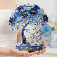 Load image into Gallery viewer, "Growing With Mom - A Cherished Keepsake for Every Mother" - Personalized Acrylic Plaque - Gift for Mom, Grandma, and More Shaped Plaques PopCulturePrints