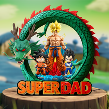 Load image into Gallery viewer, "Super Dad - A Powerful Tribute for Your Hero!" - Personalized Acrylic Plaque for Dads, Grandpas, and Father Figures Shaped Plaques PopCulturePrints
