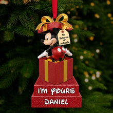 Load image into Gallery viewer, I'm Yours - Personalized Couple's Ornament for a Sweet Moment Ornament PopCulturePrints