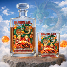 Load image into Gallery viewer, "Celebrate 40 Years of Legends with Dragon Ball Decanter Set" - Personalized Gifts for Fans and Collectors Bottle PopCulturePrints
