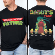Load image into Gallery viewer, World's Greatest Sensei Father Personalized Shirt Shirts PopCulturePrints