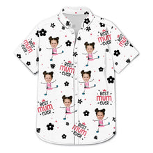 Load image into Gallery viewer, The Best Mom Ever - Custom Photo Hawaiian Shirt for Mother's Day Gifts Hawaiian Shirt PopCulturePrints