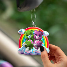 Load image into Gallery viewer, Personalized Rainbow Couple Car Hanging Ornament - Joyful Gift for Lovebirds Ornament PopCulturePrints