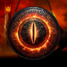 Load image into Gallery viewer, Fantasy Eye Stained Glass Ornament for Fantasy Novel Enthusiasts Suncatcher PopCulturePrints