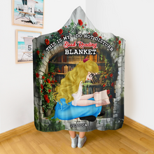 Load image into Gallery viewer, Cozy Personalized Book Lover Blanket Hoodie Blanket PopCulturePrints