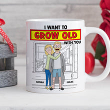 Load image into Gallery viewer, I Want To Grow Old With You Personalized Couple Coffee Mug Coffee Mug PopCulturePrints