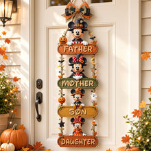 Load image into Gallery viewer, "Celebrate Family This Halloween!" - Personalized Happy Pumpkin Family Acrylic Sign - Custom Gift for Parents, Kids, and Halloween Lovers Acrylic Sign PopCulturePrints
