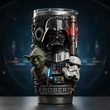 Load image into Gallery viewer, “The Force Awaits You” - Unique Personalized Tumbler Gift for Star Wars Fans Tumbler Cup PopCulturePrints