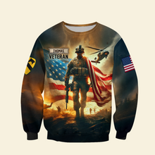 Load image into Gallery viewer, “Honor Their Service” - Custom Veteran 3D Shirt - Personalized Gift for Veterans & Their Loved Ones AOP Products PopCulturePrints